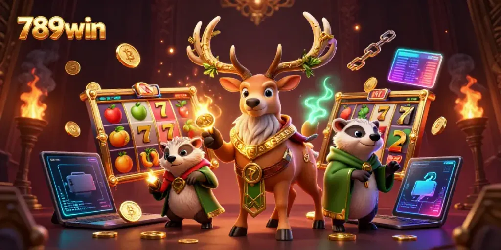 Play captivating games at 789win, featuring thrilling slot reels and rich visual effects.