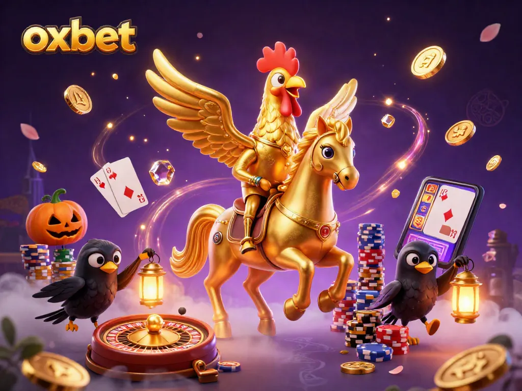 Play exciting games at oxbet casino with vibrant visuals of high-stakes slots and table action.