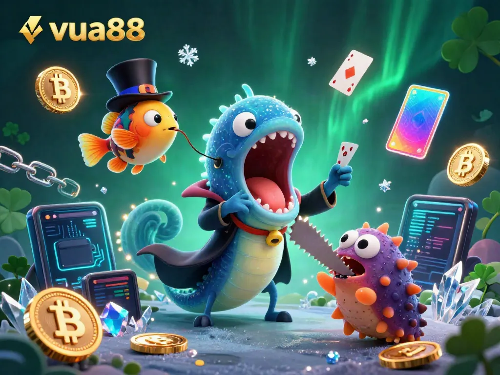 Engage with the vibrant world of vua88 as bioluminescent creatures dazzle with casino-themed magic tricks.