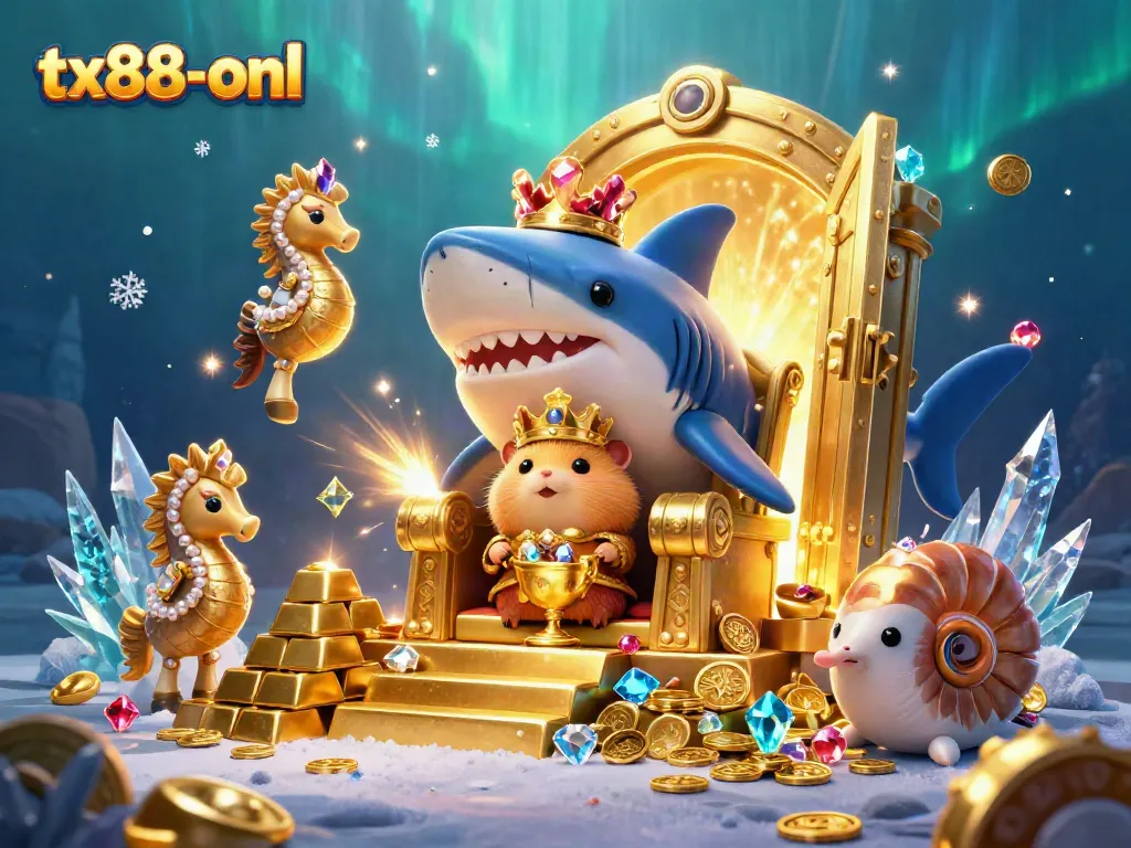 Experience the vibrant world of tx88-onl with an engaging underwater casino scene showcasing treasure and game elements.