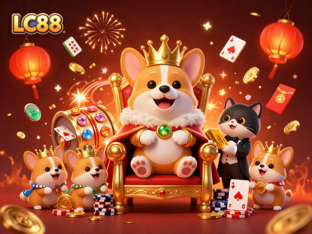 Experience winning thrills at LC88 with a vibrant, immersive casino atmosphere featuring dynamic characters.