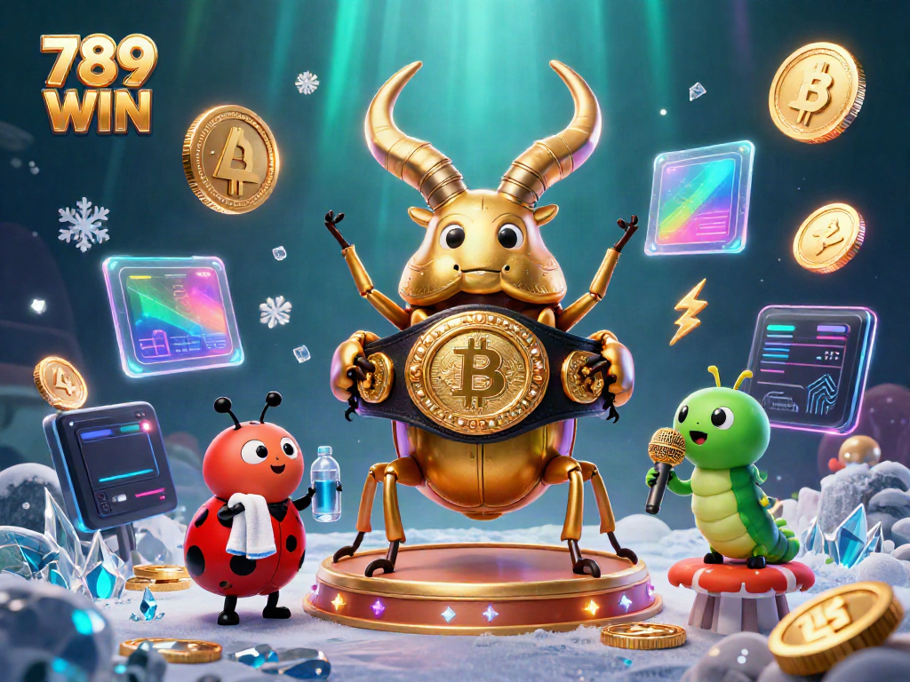 Engage in thrilling gameplay at 789 WIN with dynamic 3D casino illustrations showcasing vibrant characters and activity.