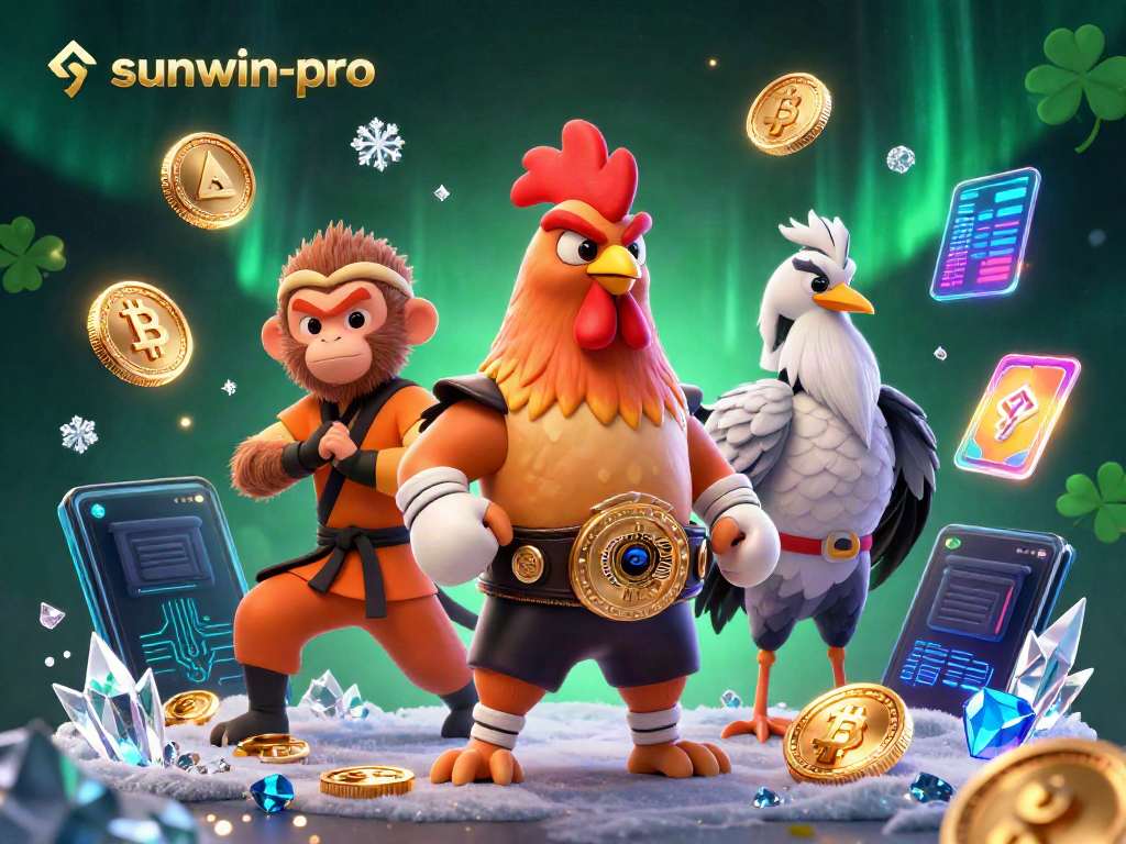 Experience thrilling gameplay with sunwin-pro, featuring dynamic characters and cryptocurrency elements.