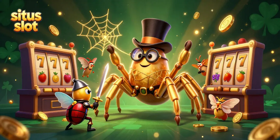 Engage with thrilling situs slot adventures featuring a golden tarantula and beetle knight.