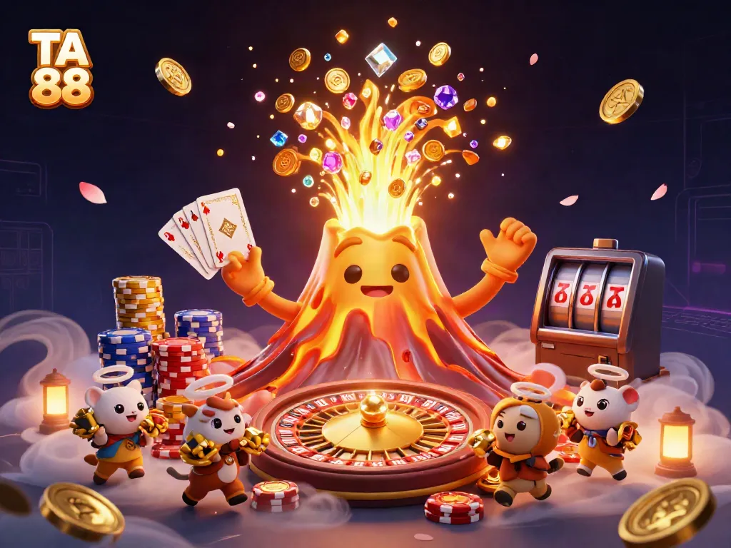 Win big with TA 88's vibrant casino scene featuring treasures and games.