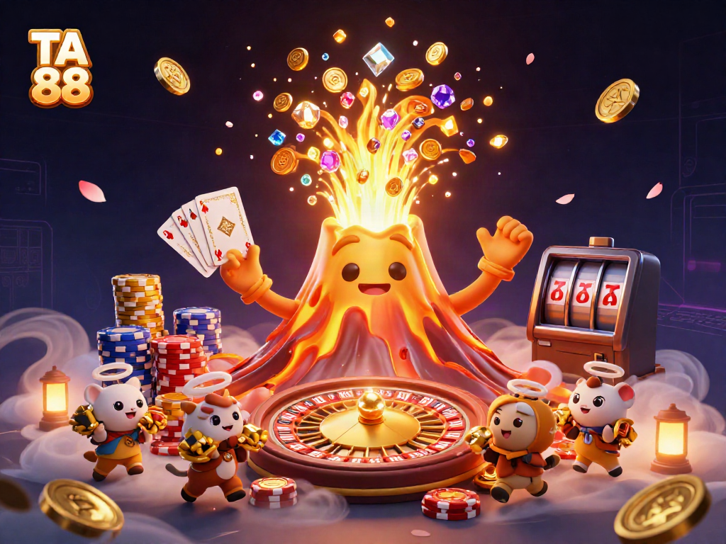 Win big with TA 88's vibrant casino scene featuring treasures and games.