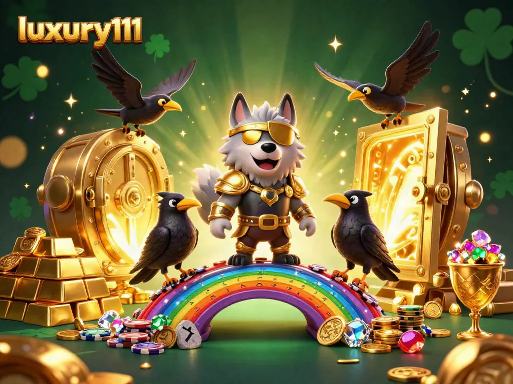 Spin the reels with luxury111, as Odin and ravens guard a treasure-filled casino adventure.
