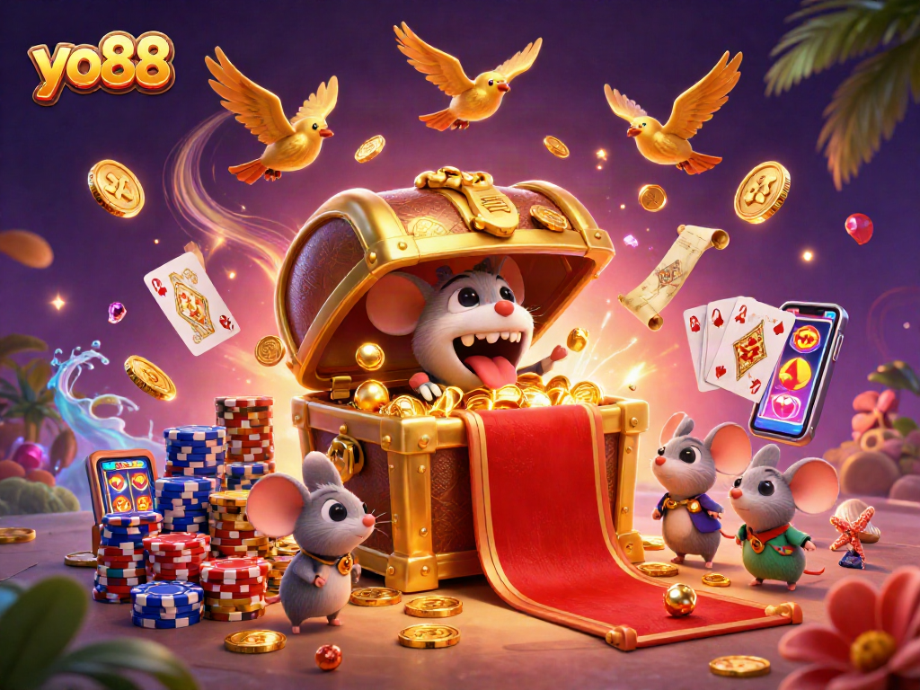 Engage in thrilling adventures at yo88 with treasure-laden chests and spinning roulette wheels