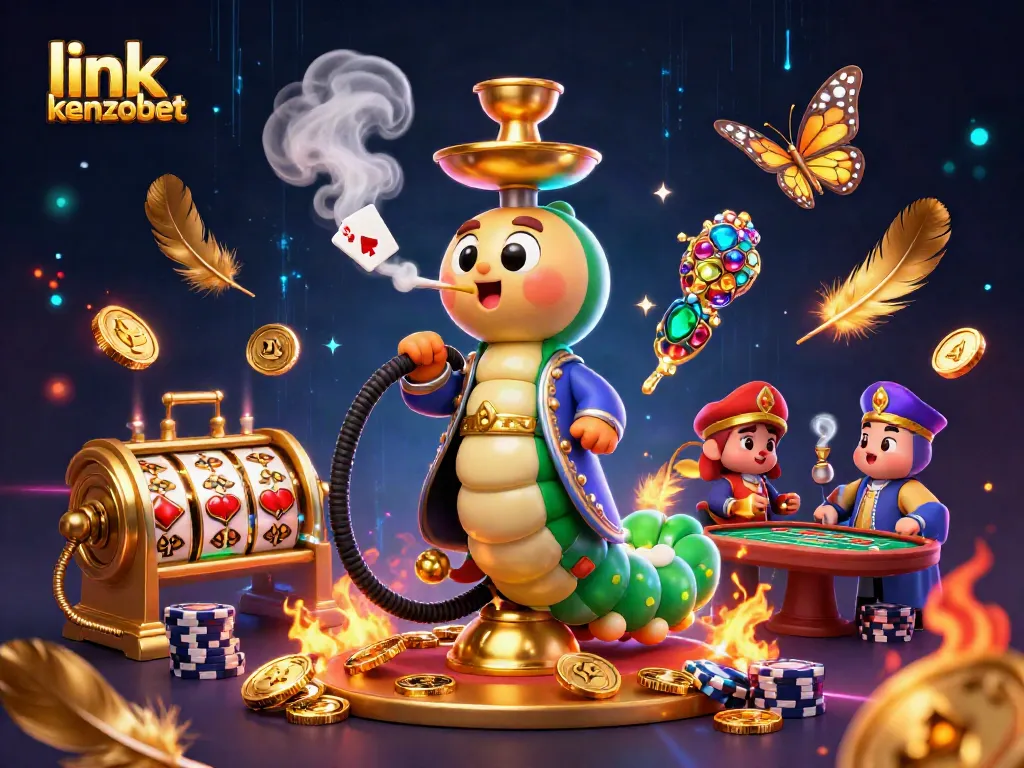 Engage with the excitement of link kenzobet through a vibrant 3D casino illustration showcasing thrilling games.