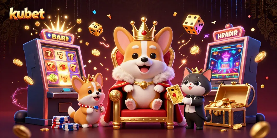 Experience thrilling wins with kubet's vibrant casino scene filled with royalty and excitement.